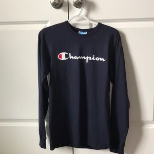 Navy blue Champion shirt